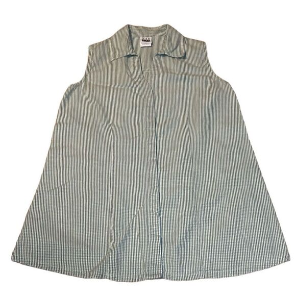 take nine Tops - Sleeveless Button Up Maternity Shirt